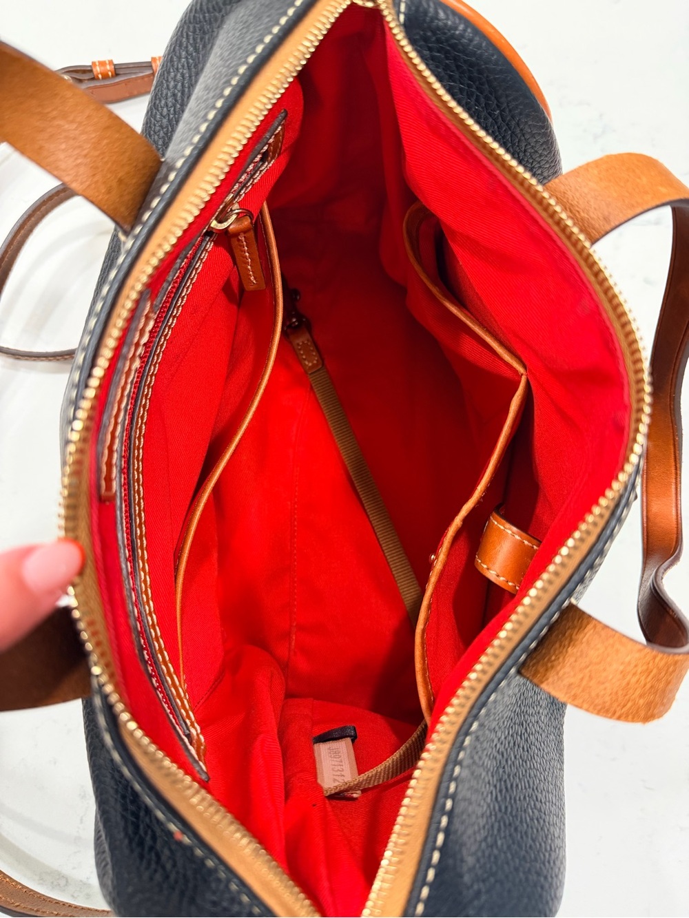 Dooney & Bourke Pebble Grain Olivia Satchel - Picture 10 of 12